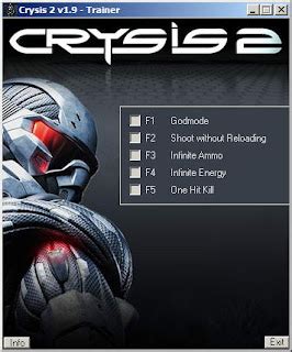Crysis GAME TRAINER v1.2.1 +11 Trainer .